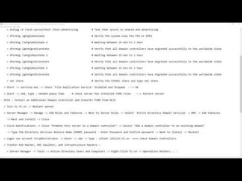 Active Directory Migration from Windows Server 2008 R2 to Windows Server 2019