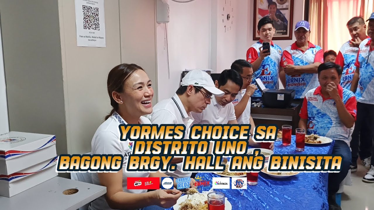 ISKO AT CHI SINIGANG DI PINALAGPAS, CONG.ERNIX DIONISIO BRGY. HALL PINAGANDA!