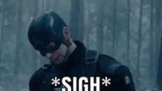 Captain America sighing gif