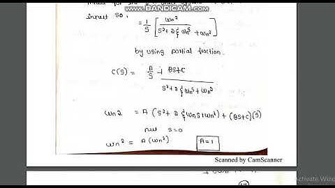 Module 3: V7: Response of underdamped second order system for unit step input
