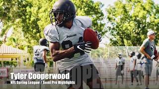 Tyler Cooperwood NFL Spring League Showcase '18 Highlights