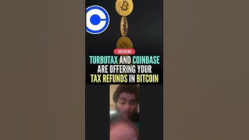 TurboTax And Coinbase Are Offering Your Tax Refunds In Bitcoin! #crypto #taxes #metaverse #shorts
