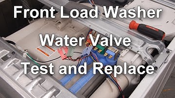 Front Load Washer Not Filling or Water Trickles / Solenoid Testing and Replacement