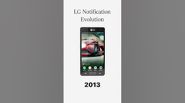 LG Notification Evolution