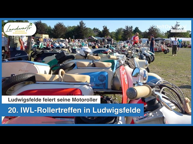 20. IWL-Rollertreffen | Ludwigsfelde feiert seine Motorroller