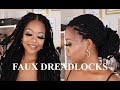 FAUX DREADLOCKS TUTORIAL || no crochet || South african youtuber