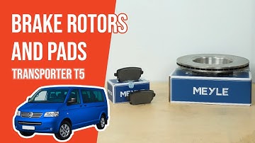 How to replace the front brake discs and pads Transporter T5 🚗