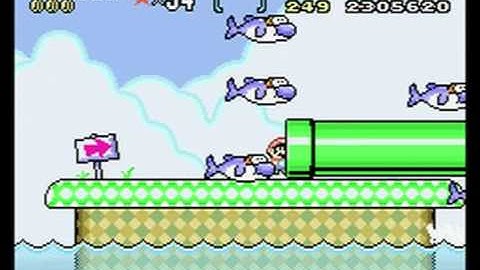 Super Mario World Walkthrough Part 8-All Secret Exits/Levels (Worlds 2,3,4,5,6,7)