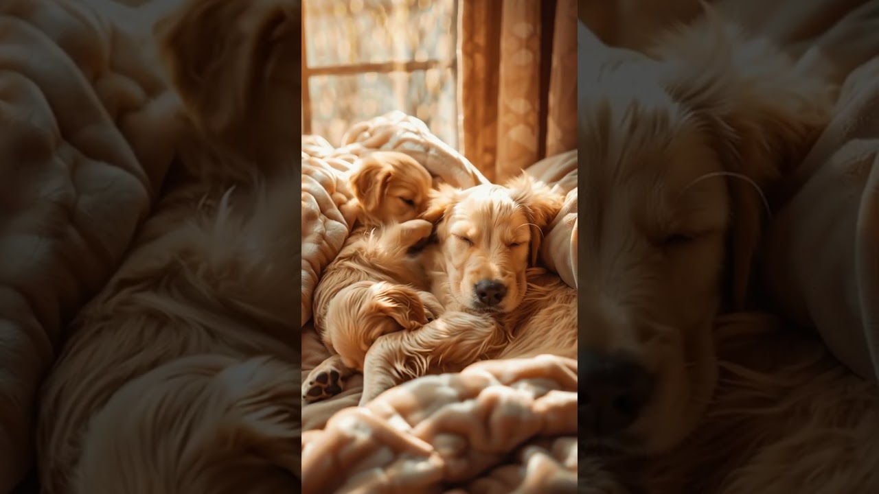 ☀️ Golden Retriever Nap — 햇살 아래 평화로운 낮잠 | Smile With Animals