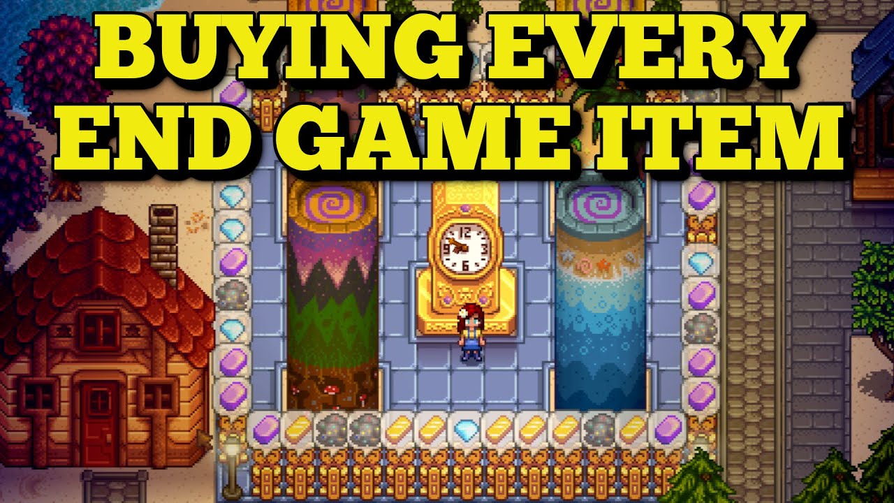 Buying Every End Game Item In Stardew Valley At The Same Time