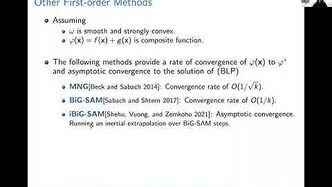 OWOS: Shimrit Shtern - "First-Order Algorithms for Simple Convex Bi-Level Problems"