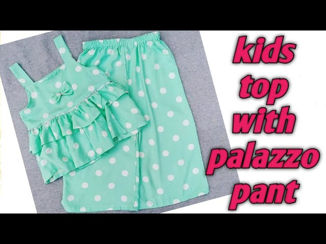 Kids Pink Rayon Palazzo – The Pajama Factory