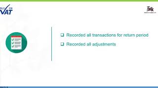 Generate United Arab Emirates VAT Return screenshot 4