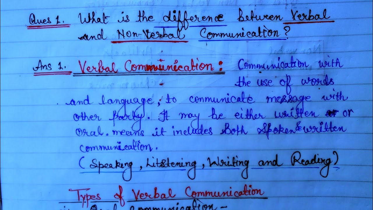 What Is The Difference Between Language And Nonverbal Communication