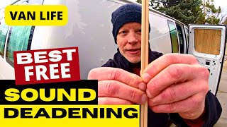 How to do SOUND DEADENING for FREE: Van Conversion Build for Noise and Vibration Control - Van Tour by Sweller Van Dweller's Your Van Life Toolbox 3,977 views 2 years ago 8 minutes, 13 seconds