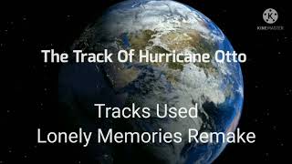 The Track Of Hurricane Otto(2016)