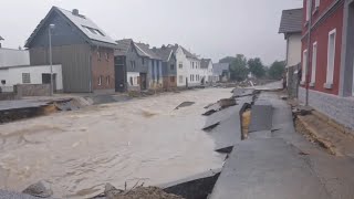 At least 160 dead and hundreds feared missing as severe flooding hits Germany and Belgium