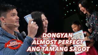 DONGYAN ALMOST PERFECT ANG SAGOT | Bawal Judgmental | March 7, 2020