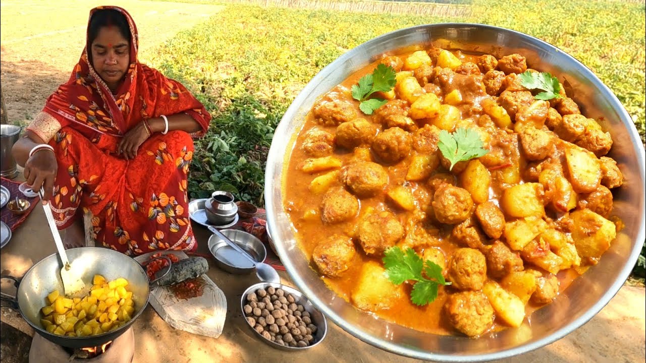 নিরামিষ তরকারির রাজা এই সোয়াবিন আলুর রেসিপি | সুগন্ধেই পুরো ভাত খাওয়া হয়ে যাবে | Soyabeen Recipe 
