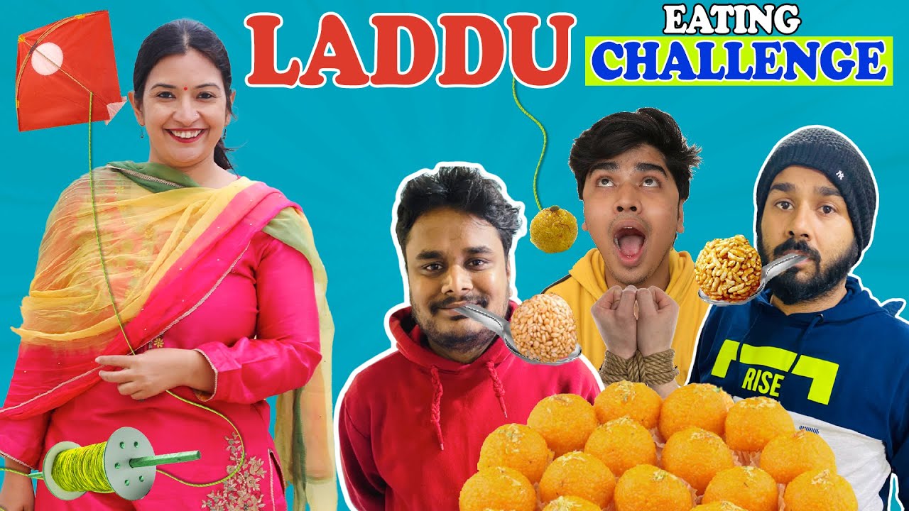 LADOO EATING CHALLENGE | Lohri & Sankranti Vlog | CookWithNisha | Cook With Nisha