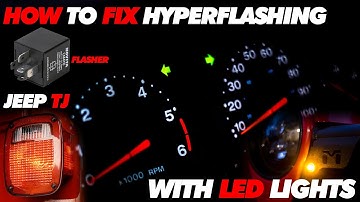Jeep TJ Hyperflashing with LED
