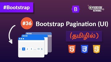 #36 - Bootstrap Pagination - (தமிழில்) (Tamil) | Bootstrap Course