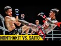 This Brawl Got HEATED 🔥 Nonthakit vs. Saito | Muay Thai Full Fight