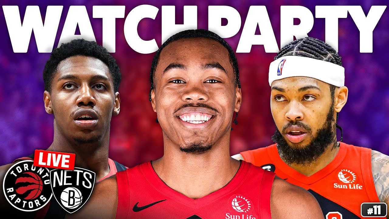 Toronto Raptors Watch Raptors vs Nets LIVE Watch Along | Big Chance For Toronto To Bounce ...
