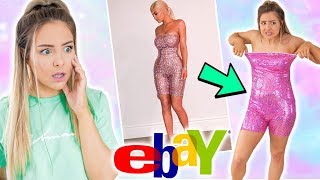 Trying On Very EXTRA Clothing From Ebay ! Success Or Disaster ?! AD