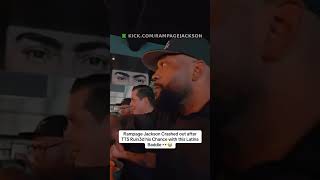 Rampage Jackson Crashed Out After Tts Ruin3D His Chance With This Latina