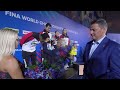 World Record | Full Swim & Medal Ceremony | Mixed 4x100m Freestyle | 19th FINA World Championships