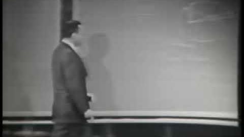Richard Feynman : funny discussion about gravitation law