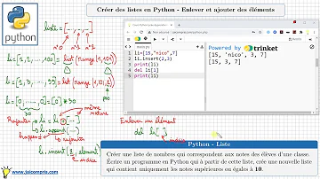 Comment ajouter un élément dans une liste Python ?