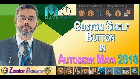 Create Your Own custom shelf in MAYA | Custom Shelf with user defined tools in Maya 2018 | Tip-17