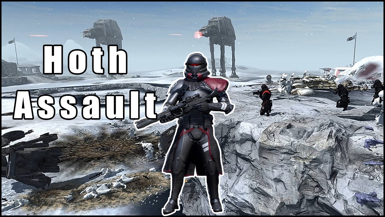 Attacking ECHO BASE with PURGE TROOPERS! Galaxy at war HOTH ASSAULT