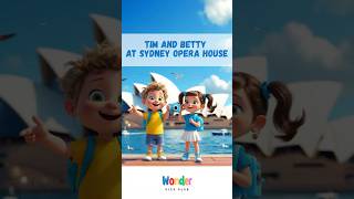 Visit the Sydney Opera House with Tim and Betty | Australia for Kids | AI Animated Educational Video