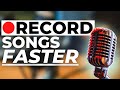 Logic playhead secrets record songs faster