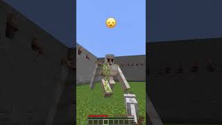 Honest Choice On Train Rails vs Iron Golem Rumble Emoji Reaction #meme #minecraft #shorts