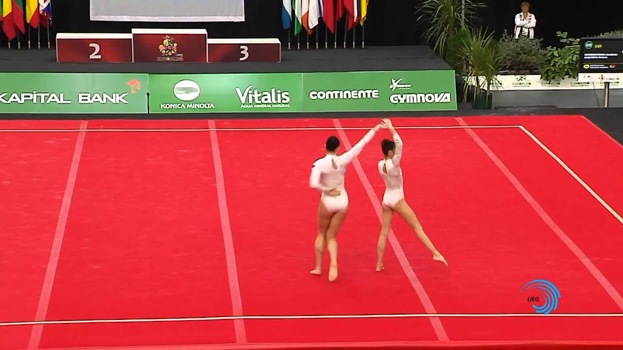 Malvina KASUMOVA - Anastasia NEVODNICHKOVA (Russia) -- Euroacro 2013