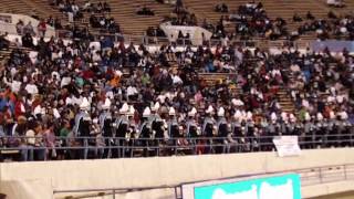 JSU marching back up the ramp vs AAMU 2012