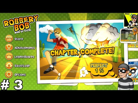 เกม Robbery Bob – หลบหนีจากตำรวจ: CHAPTER 3 SECRET LABS ด่าน1-15 ตอนเดียวจบ Part3