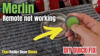 Merlin Remote not working (intermittently) 