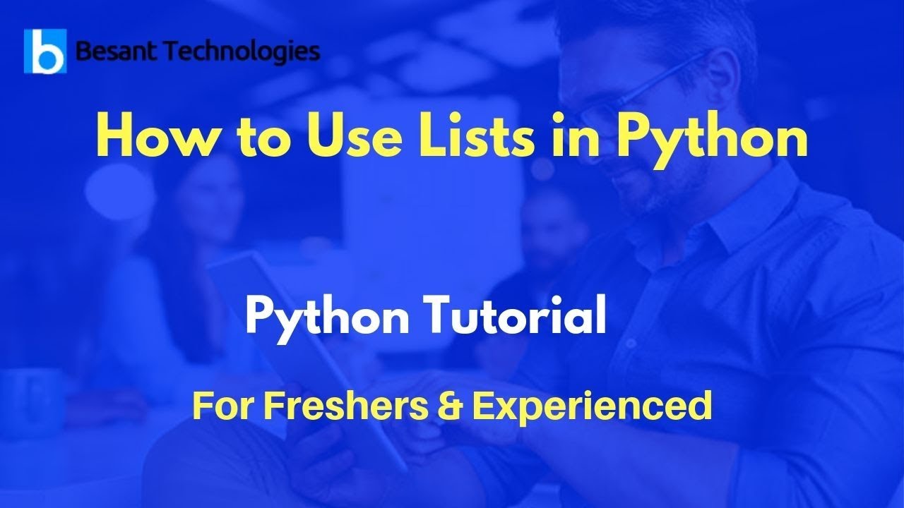 How to Use Lists in Python | Python Tutorial For Beginners - YouTube
