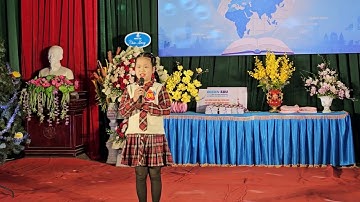 Nguyễn Ngọc Hà  lớp 4B Tiểu Học Xuân Lai❤ Thi nói giỏi tiếng Anh cấp huyện ngày 2/3/2024