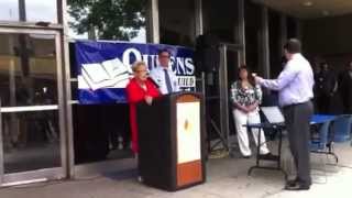 Queens Borough President Helen Marshall Speaks Up for Libraries
