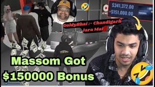 GoldyBhai Trolling Rega🤣 | MossOOm Got Bonus🚀 | Chandigarh 🤣 #regaltos #goldybhai #8bitgoldy