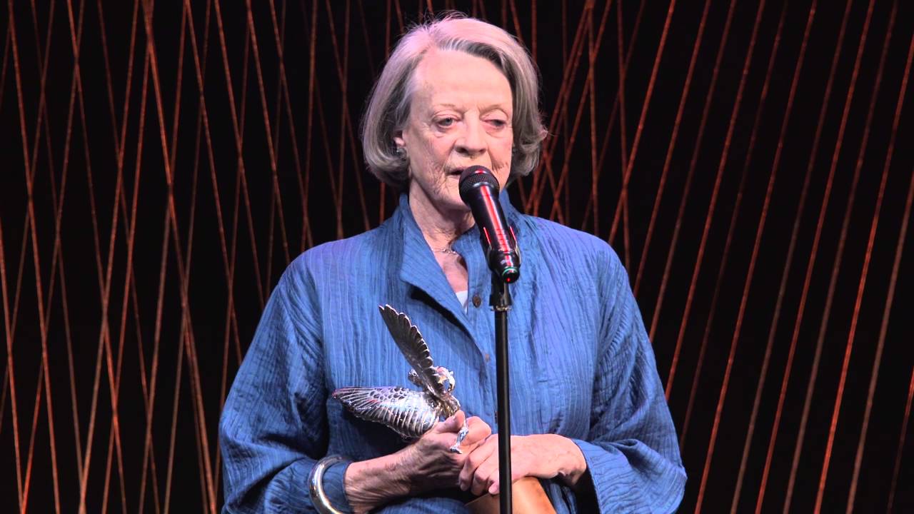 Dame Maggie Smith wins Best Actress at the Evening Standard British Film Awards