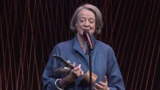 Dame Maggie Smith wins Best Actress at the Evening Standard British Film Awards