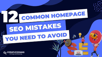 12 Common Homepage SEO Mistakes You Need To Avoid | SEO Mistakes To Be Avoided in 2023 | SEO Guide