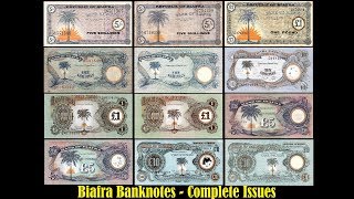 Biafra Currency -  Complete Issue #CollecterParadise #Banknote #CompleteIssue #Biafra #USD #Hobby